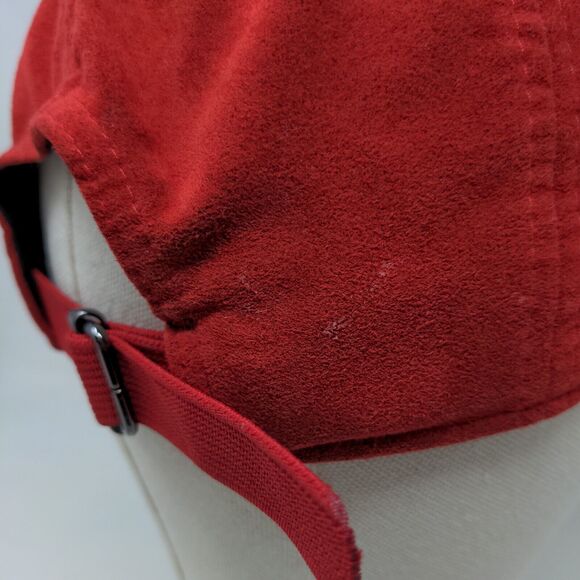New Era Bandier Men's Slideback Hat Red Adjustable Blank Embroidered Logo - Picture 6 of 10